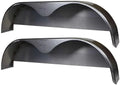 72??10-3/4 Tandem Axle Steel Trailer Fender with Back Plate Welded In (2-Pack)