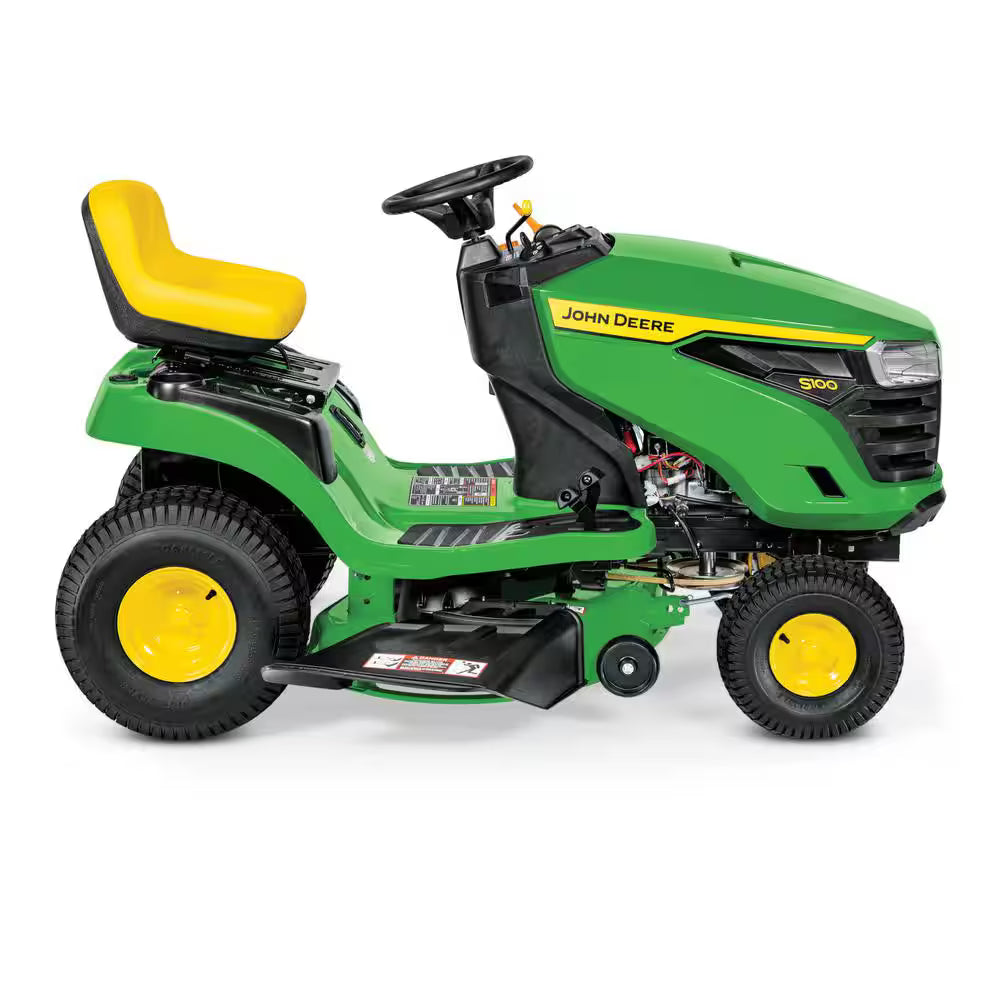 John Deere S100 42 in Riding Lawn Mower a?? 17.5 HP Gas Hydrostatic Drive