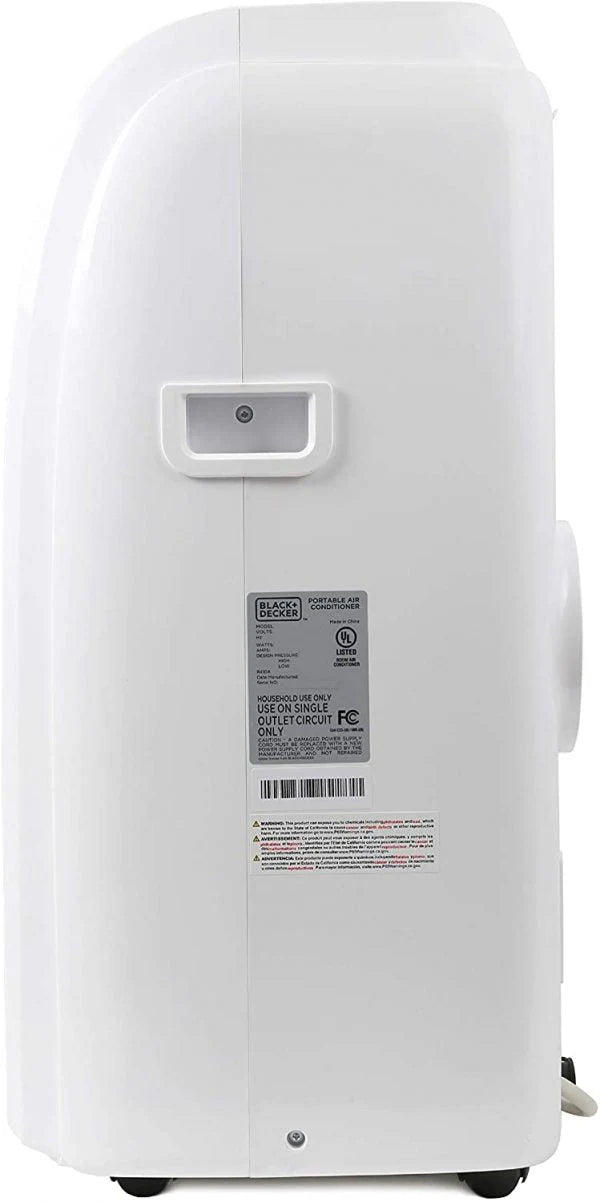 BLACK?訑 14,000 BTU Portable Air Conditioner with Heat and Remote Control, White